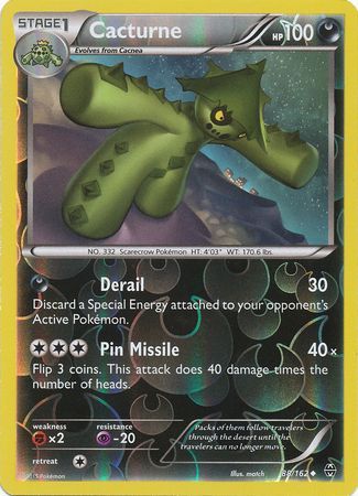 Cacturne 88/162 - Reverse Holo-Kantocards