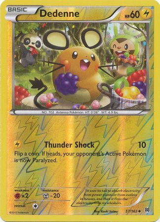 Dedenne 57/162 - Reverse Holo-Kantocards
