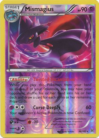 Mismagius 66/162 - Reverse Holo-Kantocards