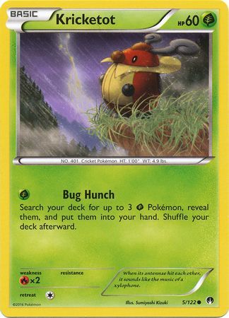 Kricketot 5/122-Kantocards