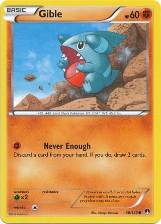 Gible 68/122-Kantocards