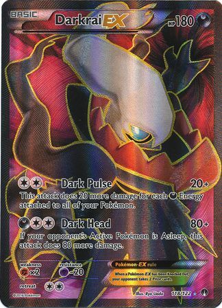 Darkrai EX 118/122-Kantocards