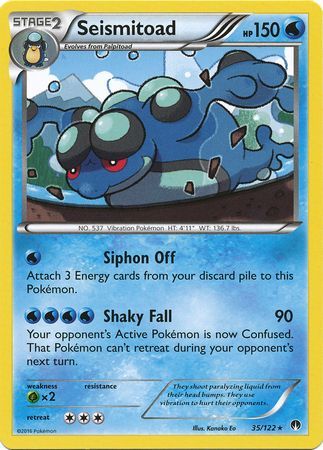 Seismitoad 35/122-Kantocards