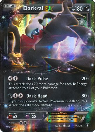Darkrai EX 74/122-Kantocards