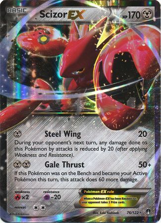 Scizor EX 76/122-Kantocards