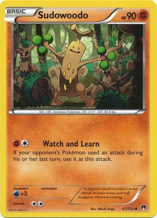 Sudowoodo 67/122-Kantocards