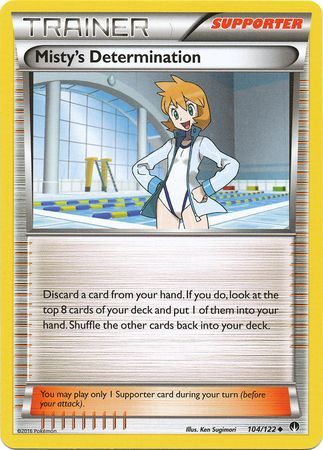 Misty's Determination 104/122-Kantocards