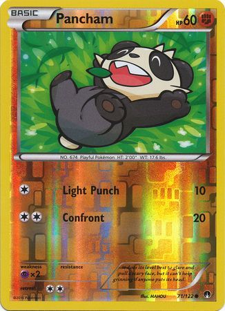 Pancham 71/122 - Reverse Holo-Kantocards