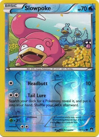 Slowpoke 19/122 - Reverse Holo-Kantocards