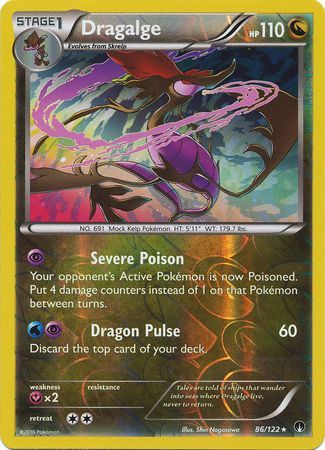 Dragalge 86/122 - Reverse Holo-Kantocards
