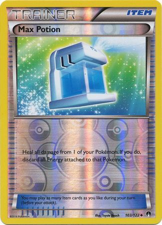 Max Potion 103/122 - Reverse Holo-Kantocards