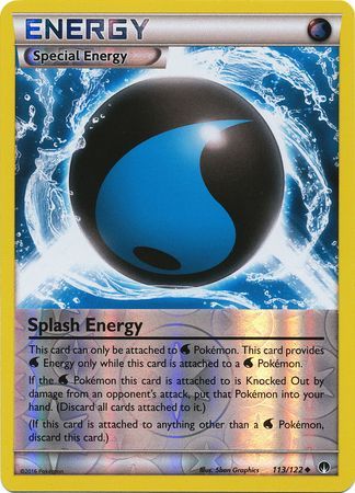 Splash Energy 113/122 - Reverse Holo-Kantocards