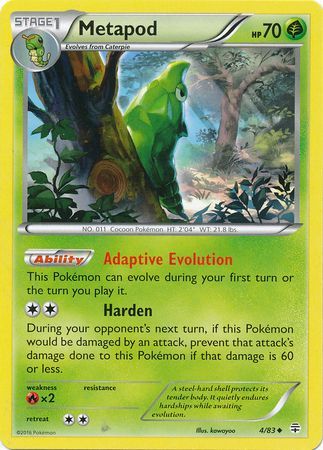 Metapod 4/83-Kantocards
