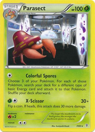 Parasect 7/83-Kantocards