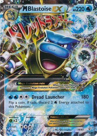 Mega Blastoise EX 18/83-Kantocards