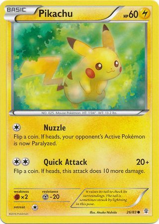 Pikachu 26/83-Kantocards