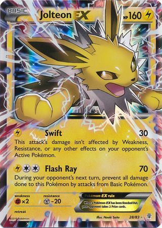 Jolteon EX 28/83-Kantocards