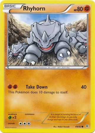 Rhyhorn 49/83-Kantocards
