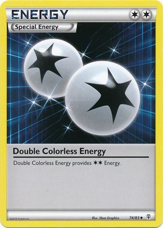 Double Colorless Energy 74/83-Kantocards