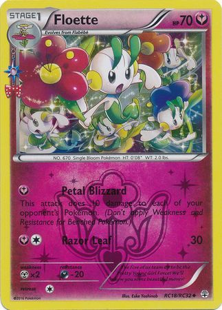 Floette RC18/RC32-Kantocards