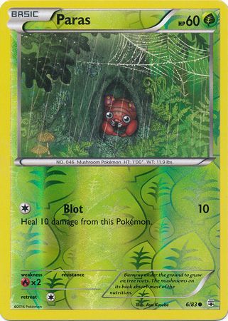 Paras 6/83 - Reverse Holo-Kantocards