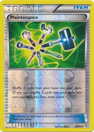 Maintenance 64/83 - Reverse Holo-Kantocards