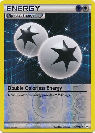 Double Colorless Energy 74/83 - Reverse Holo-Kantocards