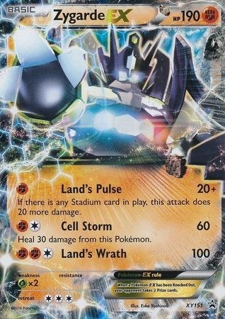 Zygarde EX XY151-Kantocards