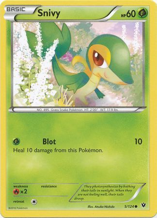 Snivy 5/124-Kantocards
