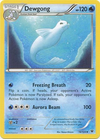 Dewgong 16/124-Kantocards