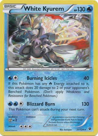 White Kyurem 21/124-Kantocards