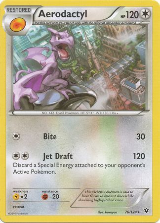 Aerodactyl 76/124-Kantocards