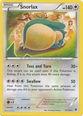 Snorlax 77/124-Kantocards