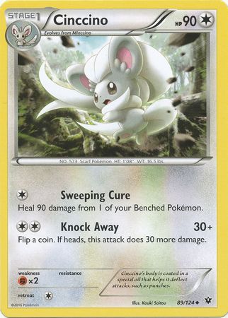 Cinccino 89/124-Kantocards