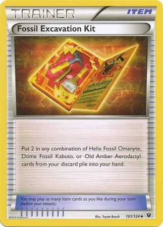 Fossil Excavation Kit 101/124-Kantocards