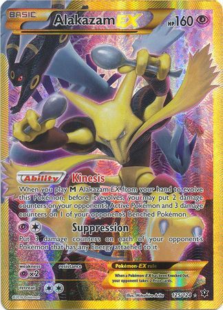 Alakazam EX 125/124-Kantocards