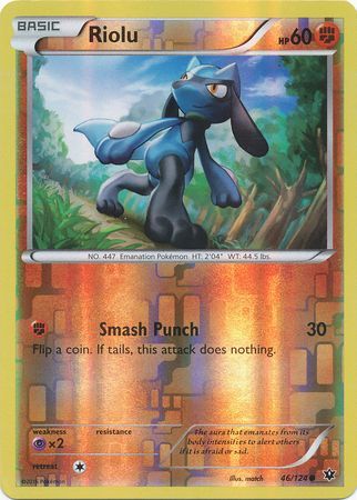 Riolu 46/124 - Reverse Holo-Kantocards
