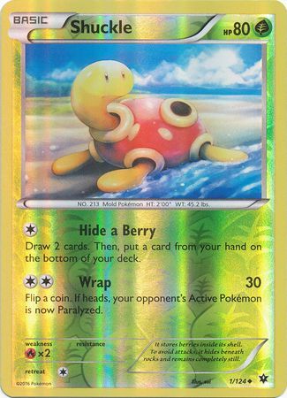 Shuckle 1/124 - Reverse Holo-Kantocards
