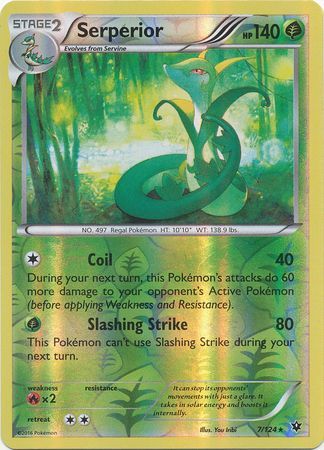 Serperior 7/124 - Reverse Holo-Kantocards