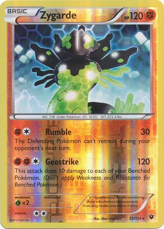 Zygarde 53/124 - Reverse Holo-Kantocards