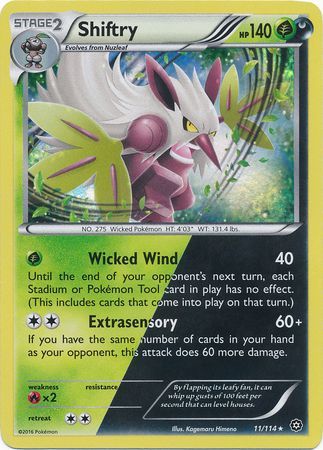 Shiftry 11/114-Kantocards