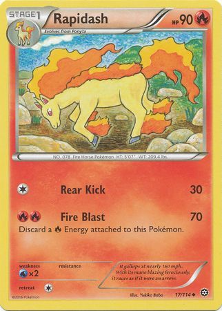 Rapidash 17/114-Kantocards