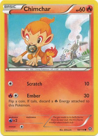 Chimchar 18/114-Kantocards