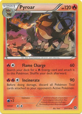 Pyroar 23/114-Kantocards