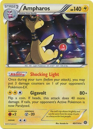 Ampharos 40/114-Kantocards