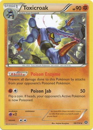 Toxicroak 59/114-Kantocards