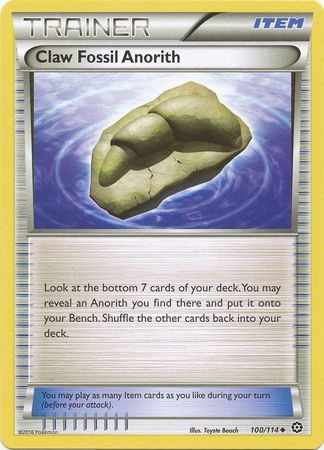 Claw Fossil Anorith 100/114-Kantocards