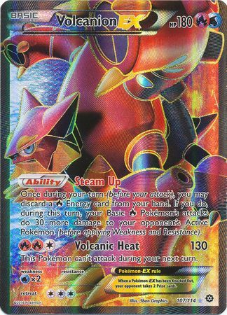 Volcanion EX 107/114-Kantocards