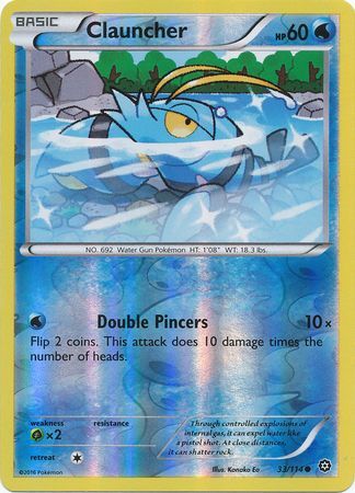 Clauncher 33/114 - Reverse Holo-Kantocards