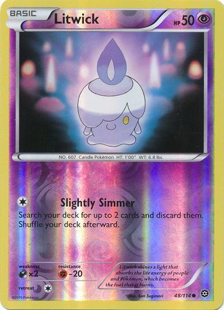 Litwick 48/114 - Reverse Holo-Kantocards